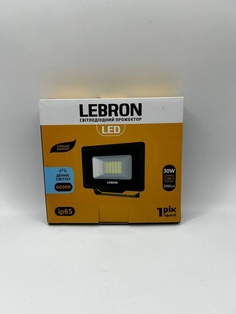 LED прожектор Lebron LF. 30W. 600K. 2550Lm.185-240v