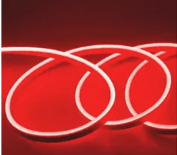 Стрічка силіконова LED NEON RGB Червоний5м 0718