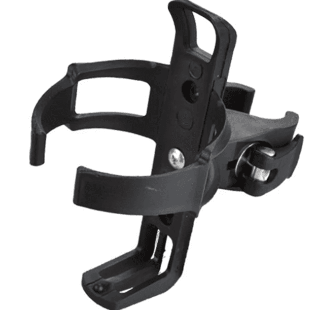 Фляготримач з кріпленням на руль пластик Зажим