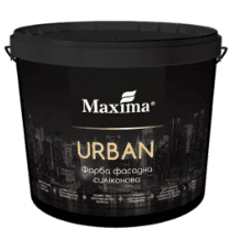 Фарба фасадна силіконова "Urban" , біла матова, ТМ "Maxima"14кг