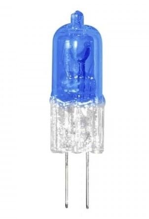 Галогенна лампа JC 12V 20w G4 синя