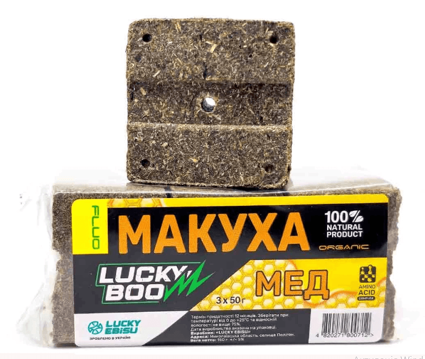 Макуха Lucky Ebisu пресована 3х50грам Мед