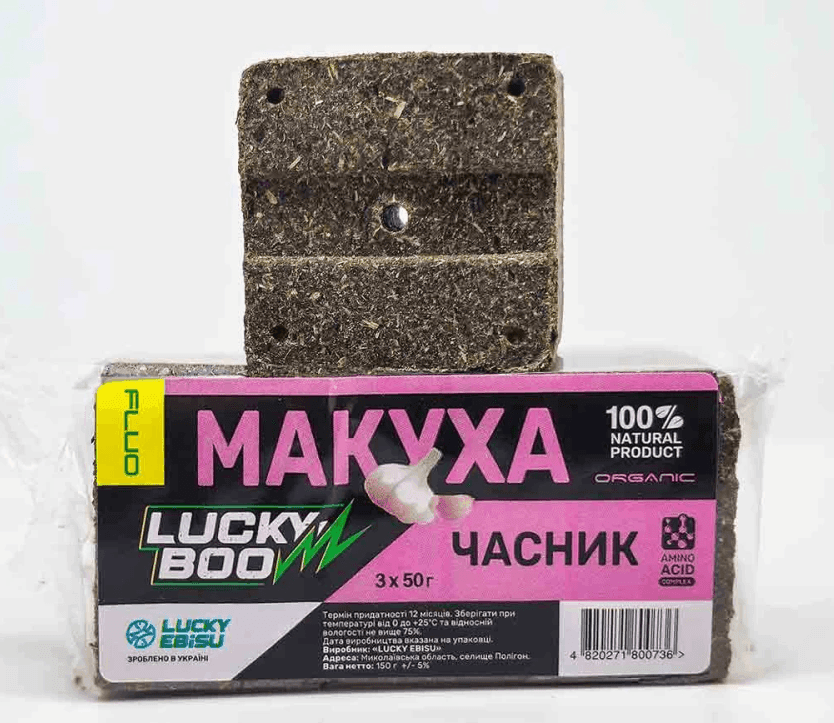 Макуха Lucky Ebisu пресована 3х50грам Часник