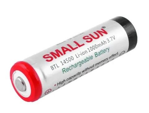 Акумулятор SMALL SUN 14500 LI-ion 1000mAH 7842