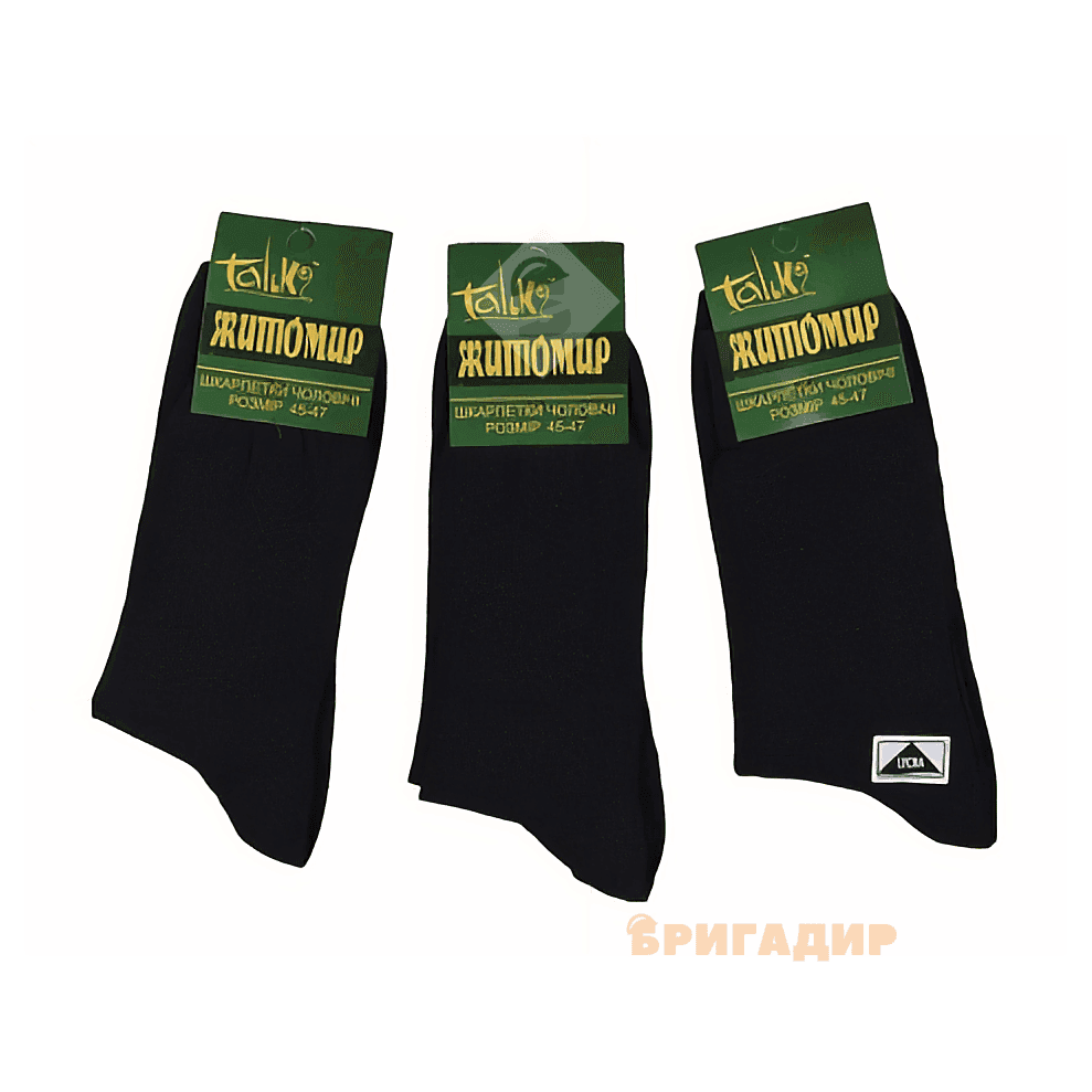 Шкарпетки Tigra 5 black чоловічі 918178