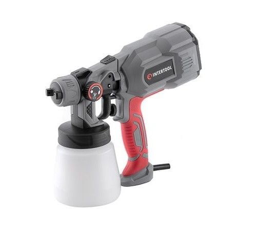 Фарбопульт електричний HVLP 550 Вт., форсунка 1.8 мм, бачок 800мл, 400 мл/хв INTERTOOL DT-5055