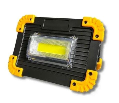 Прожектор світлодіодний акумуляторний LB-12-20W-2СОВ+1W, ЗУ 6302