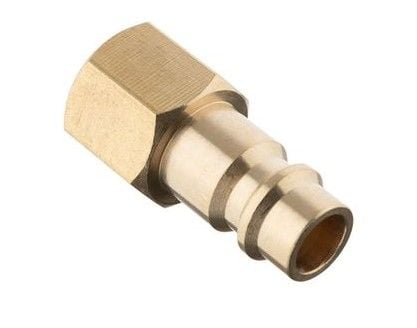 Перехідник з внутрішньою різьбою 1/4 на відповідну частину швидкорозємного зєднання INTERTOOL PT-1848