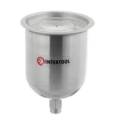 Бачок металевий з внутрішньою різьбою М16х1.5, 600мл. INTERTOOL PT-1906