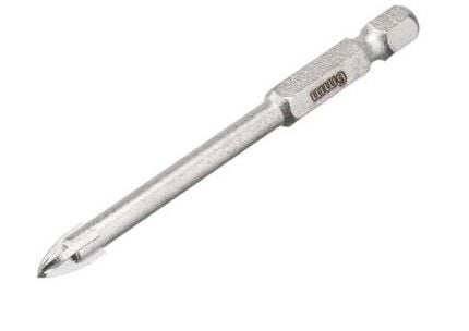 Свердло по склу та кераміці 6мм HEX 1/4  (6.35mm) INTERTOOL SD-0286