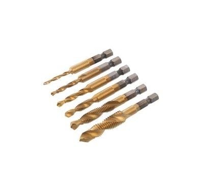 Набір свердел-мітчиків 6ед INTERTOOL SD-5841