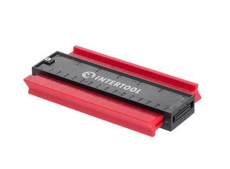 Шаблон для копіювання контуру 150мм, ABS, з фіксатором INTERTOOL MT-0015