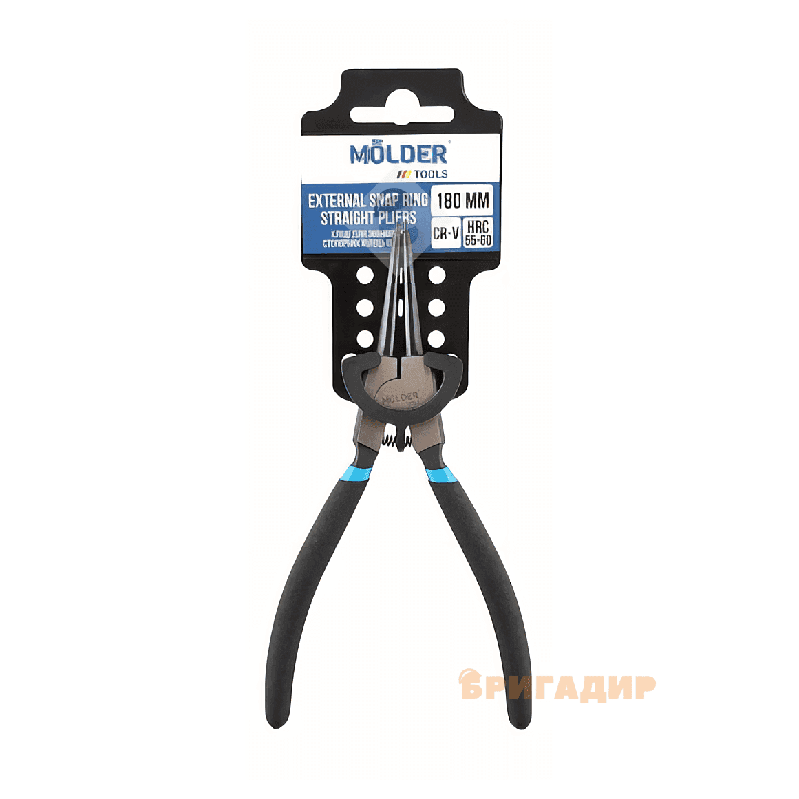 Знімач стопорних кілець 7"/180мм прямий зовнішній Molder MT46118 полірований