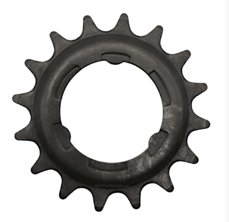 Зірка задня 16 зубів чорна для черв'ячної втулки Falcon 18-031