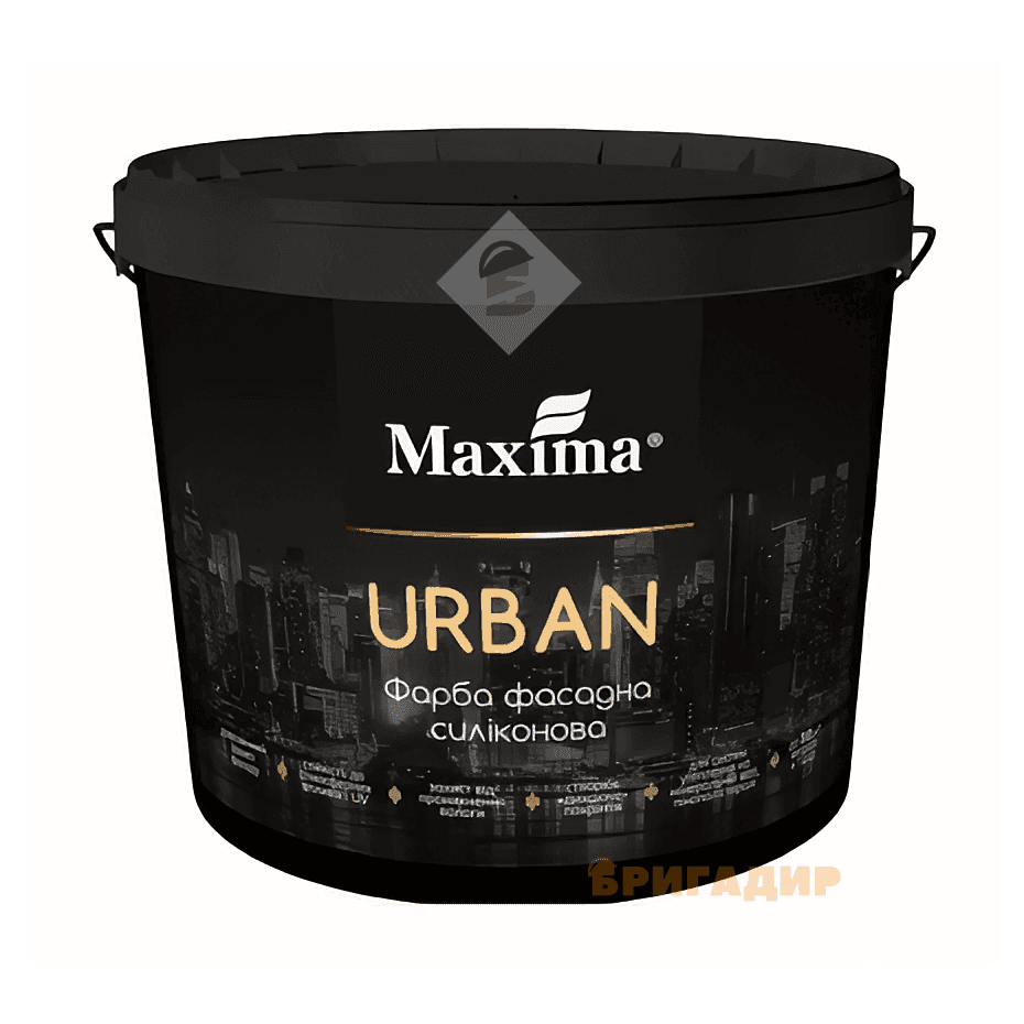 Фарба фасадна силіконова "Urban" база TR, ТМ "Maxima" 6кг