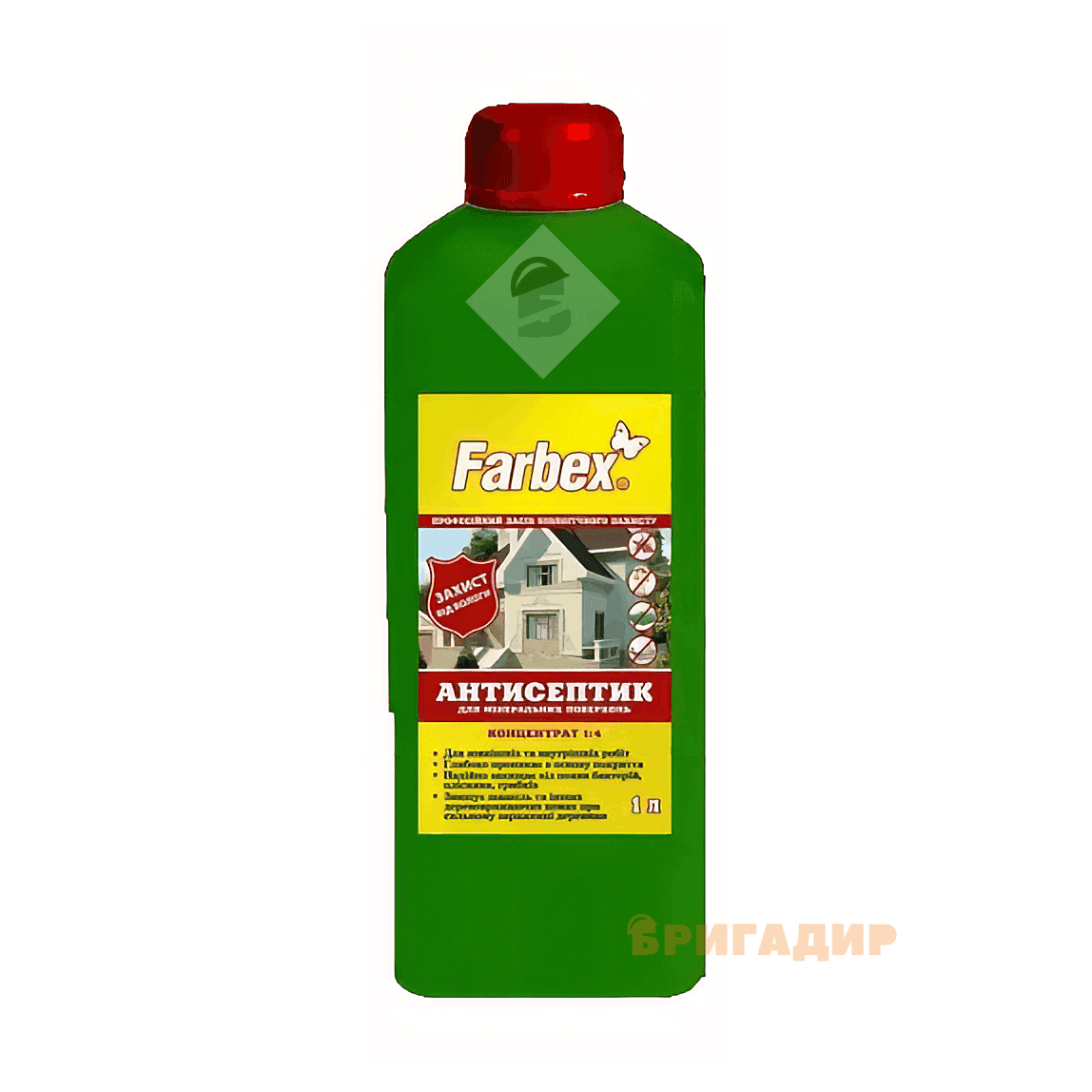 Антисептик для мінеральних поверхонь, концентрат 1:4 ТМ "Farbex" 1л