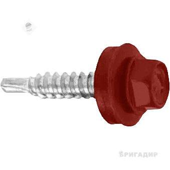 Шуруп до бляхи 4.8х19 РАЛ3005 Вишня