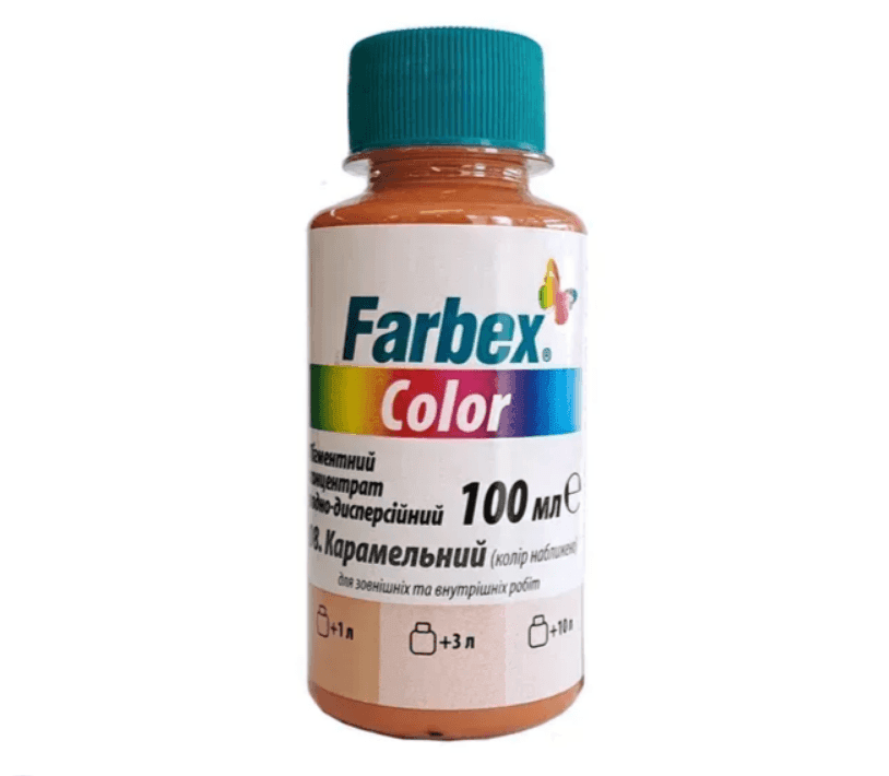 Водно-дисперсійний пігмент концентрат Farbex Color карамельний 100мл