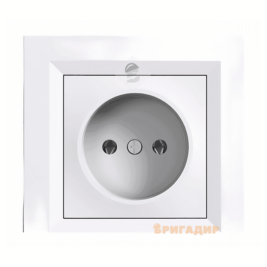 Розетка без контакту що з-зем біла Schneider ASFORA EPH3000121