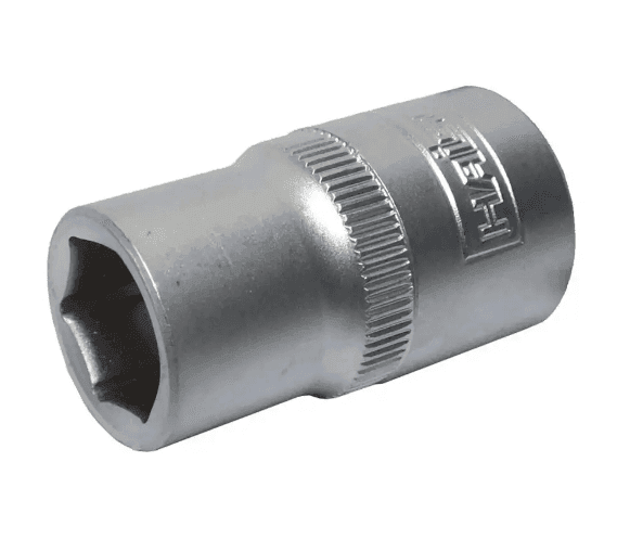 Головка торцева шестигранна 1/2" сатін 24мм*38мм ТМ HAISSER 70048