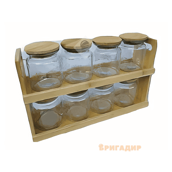 VT-8904-8 Набір ємностей для спецій Vittora 8шт по по 250мл