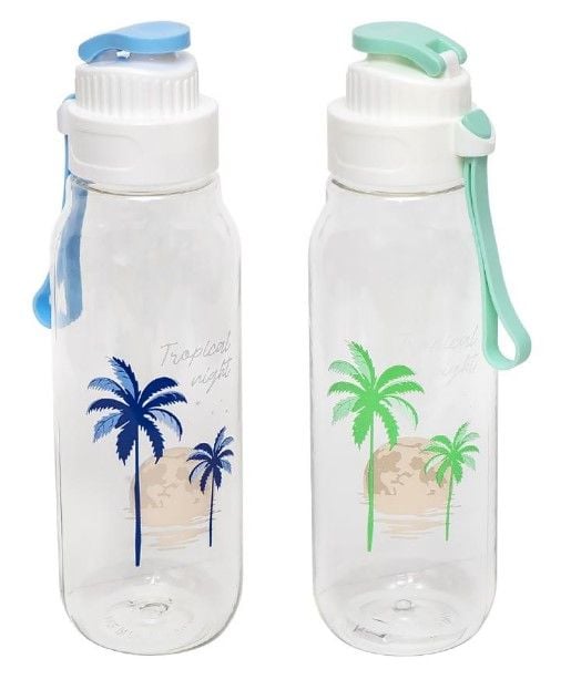 Пляшка для води пластик 0,9 літра XH-34