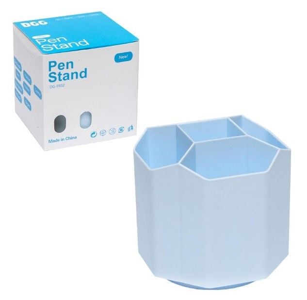 Склянка для ручок пластикова 5 поділів "Голубий" WXS-2