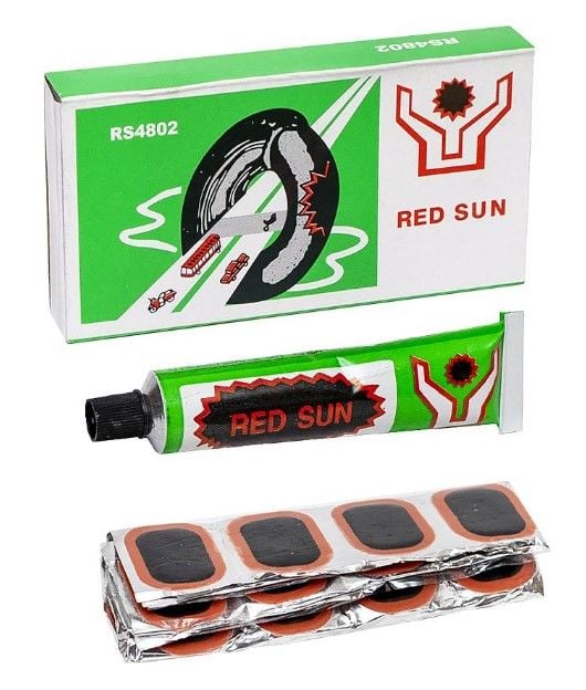 Гумові латки + клей 28х19мм 24-2/4802