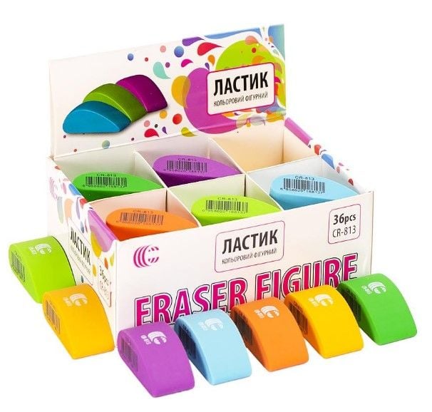 Гумка кольорова 813 "С"