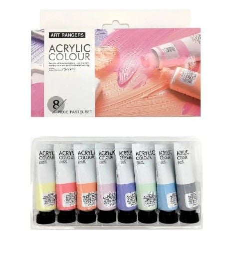 Фарби 22мл "Art Ranger" 8 кольорів "Acryliс   pastel" PA32.08022.B