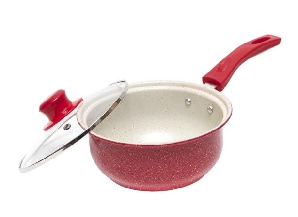 Сотейник "мармурова крихта із кришкою 16х8см 367-4