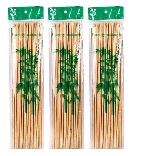 Бамбукові палички для барбекю і гриля 30см * 3 мм X1-222