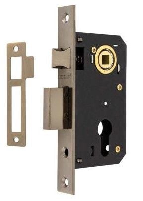 Замок HISAR ET 61мм 9011-SR з планкою SN