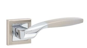 Ручка на квадратній розетці HISAR  AS-01 SN/CP