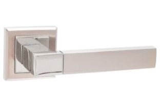 Ручка на квадратній розетці HISAR  AS-12 SN/CP