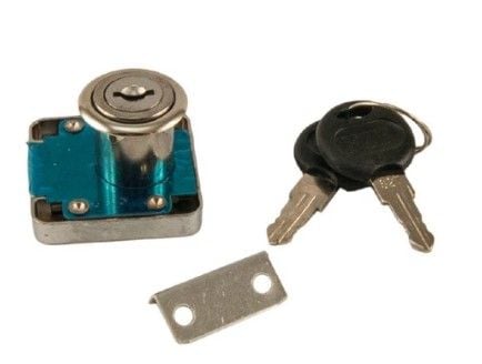 Замок FZB меблевий прямий 7-005 Цинк (138)