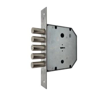 Замок врізний сувальдний Шерлок 06.01 5 ригелів (5кл)