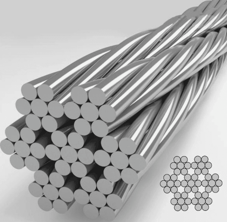 Трос оцинкований 2,0 мм (200м/800м)