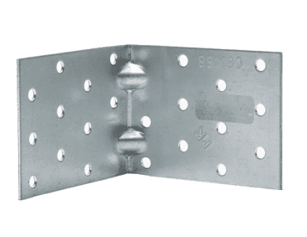 KMP6  Кутник монтажний перферований 60х60х80х1.5