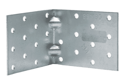 KMP9  Кутник монтажний перферований 80х80х80х1.5