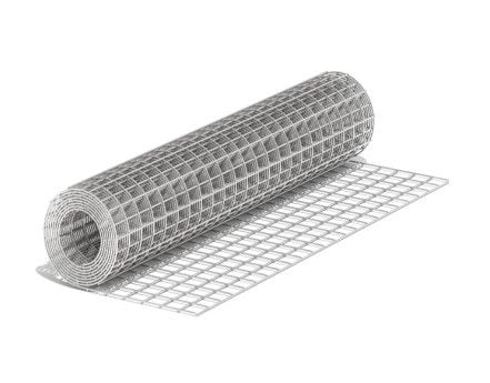 713745 Сітка зварна оцинкована комірка 25мм d0,7мм 1х30м