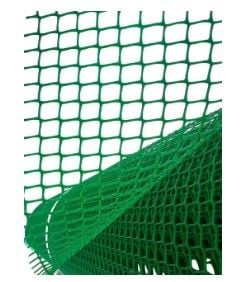 995350 Сітка Клевер огорожа комірка 10х10мм 1х20м пластикова темно-зелена