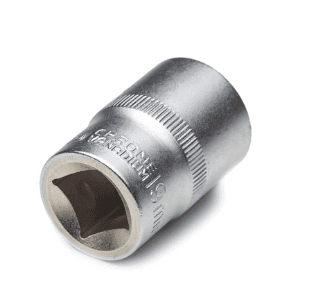 Насадка Сила торцева 6-гранна 1/2" CrV 19мм