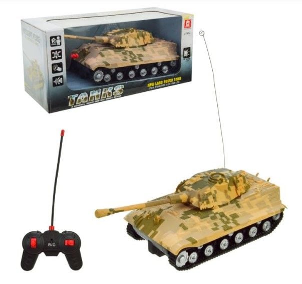 Танк р/к арт. AKX527-7 (72шт/2) батар., світ., звук, короб 25*11*9см
