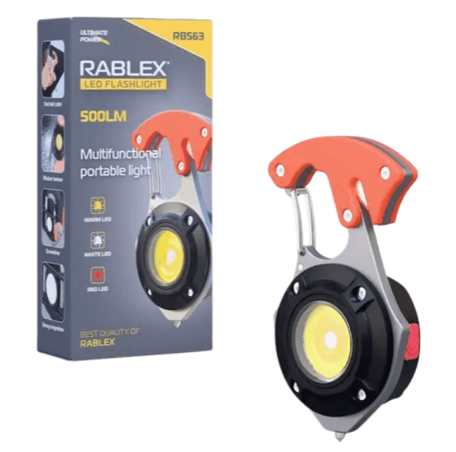 Ліхтар для кемпінгу Rablex RB563, білий, жовтий, червоний 5652