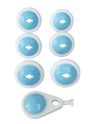 Заглушка для розетки Мегазайка 0802 6шт плюс ключ