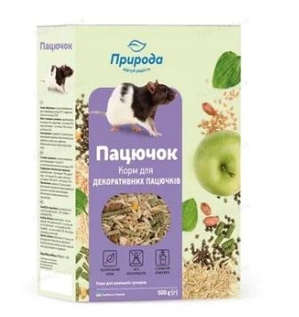 154676 Корм для декоративних щурів Природа Пацючок 500г