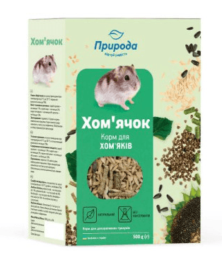 154707 Корм для хом'яків Природа 500г