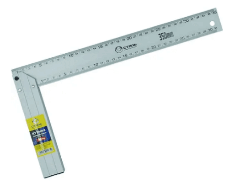 Кутник алюмінієвий будівельний 350мм Сталь 40526