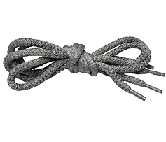 080362 Шшнурки з поліестеру круглі 150см 2шт білі